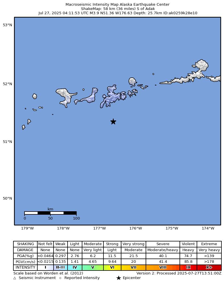 Tsunami warning for alaska